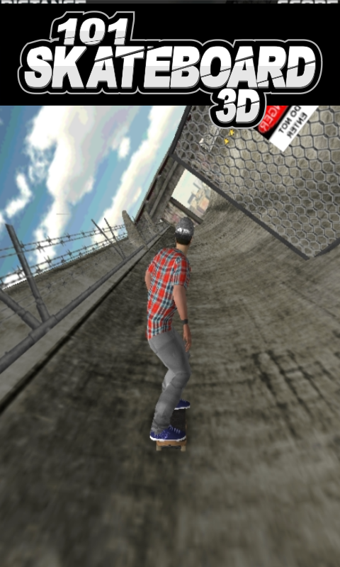 101 Skateboard Racing 3D Screen 2
