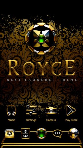 Next Launcher Theme ROYCE 3D