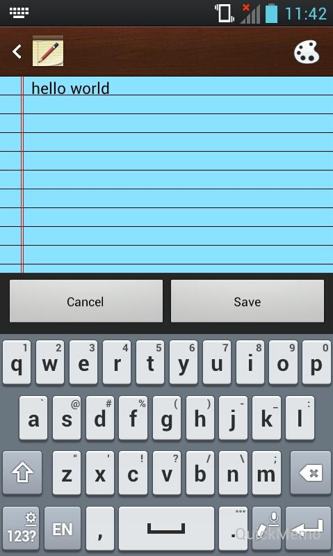 Notes (Notepad) v2 Screen 3