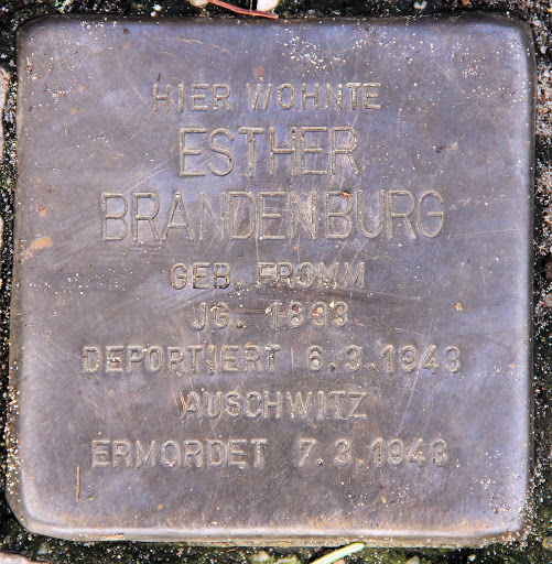 Stolperstein Esther Brandenburg