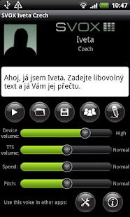 SVOX Czech Český Iveta Voice