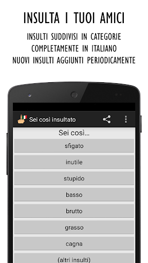 INSULTI - sei così insultato..
