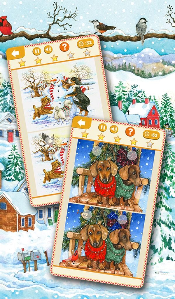 Find the Differences Christmas Screen 2