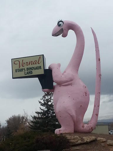 Pinky the Dinosaur Sculpture