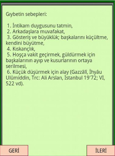 【免費教育App】İslam da Gıybet Dedikodu-APP點子