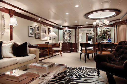 Oceania_OClass_Owners_Suite-2 - Enjoy the wide open spaces of the classy Owners Suite aboard Oceania Marina.