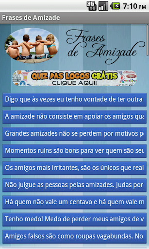 Frases de Amizade Afeto