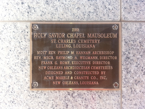 Holy Savior Chapel Mausoleum