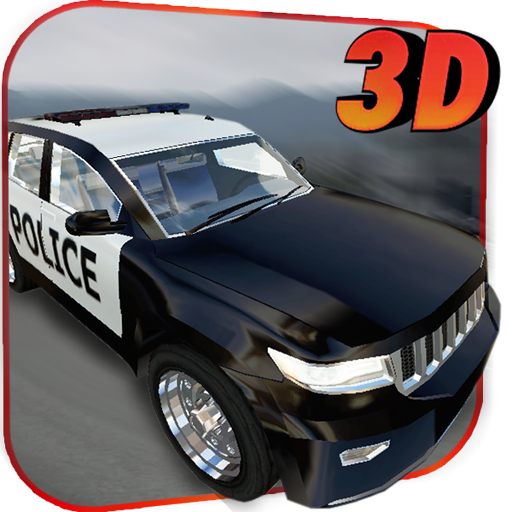 警方吉普車駕駛3D LOGO-APP點子