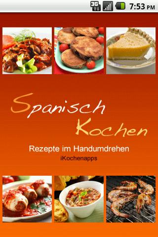 Android application iKochen Spanisch screenshort