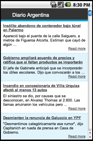 【免費新聞App】Diario Argentina-APP點子