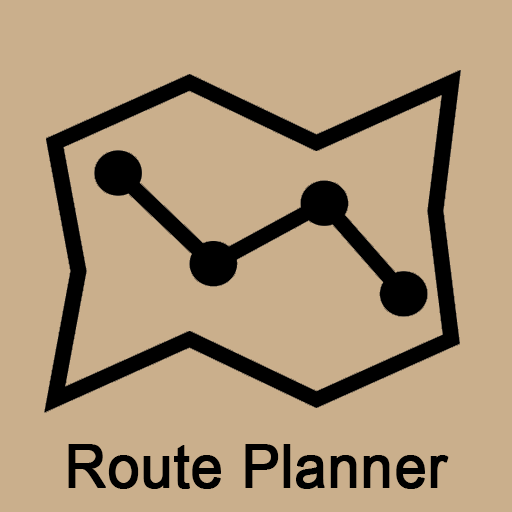 Route Planner. Route Plan. Plan logo. Route Card planning.