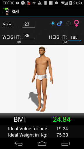 BMI 3D Calculator