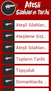 Lastest Ateşli Silahların Tarihi APK