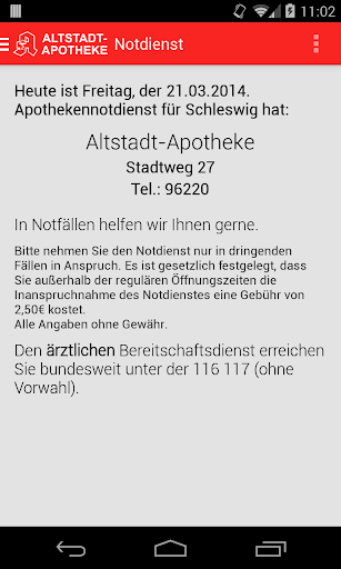 【免費醫療App】Altstadt-Apotheke Schleswig-APP點子