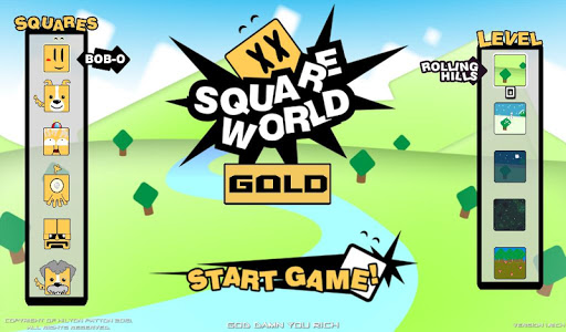 【免費街機App】Square World GOLD-APP點子