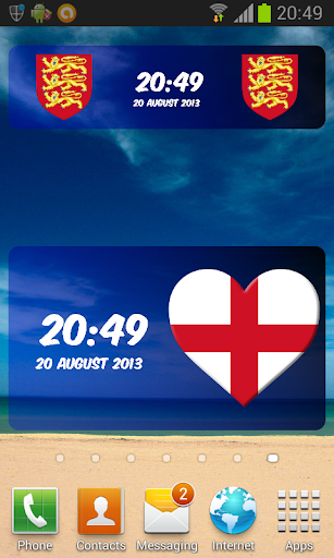 【免費運動App】England Digital Clock-APP點子