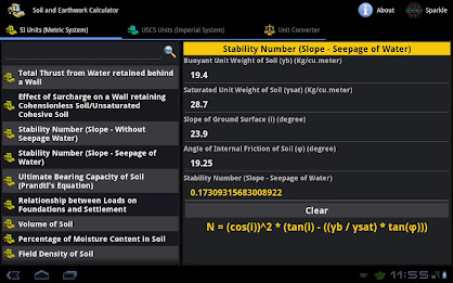 Soil & Earthwork Calc. Tablet poster 6