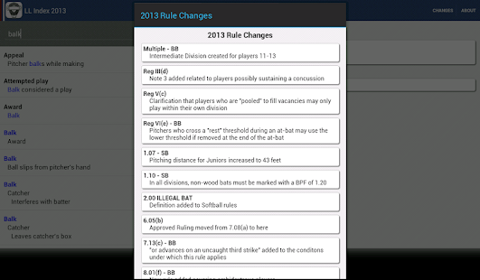 LLUmpires.com Rules Index 2013 Screenshots 4