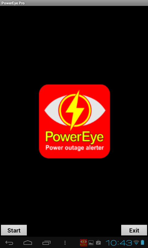 PowerEye Pro AC outage alert Screen 2