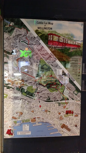 Cable Car Map of Wellington