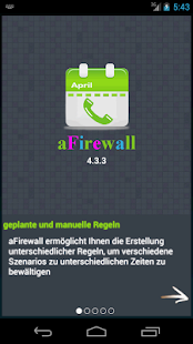 aFirewall Ekran görüntüsü