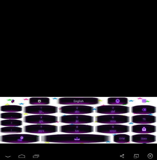 GO Keyboard Color Stars Theme