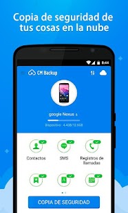 CM Backup - Gratis,Contactos Screen 2