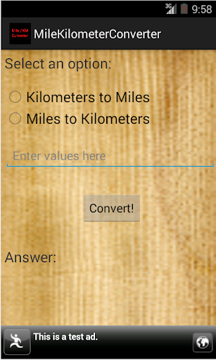 Mile Kilometer Converter