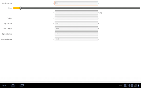 Tip Calculator Screenshots 0