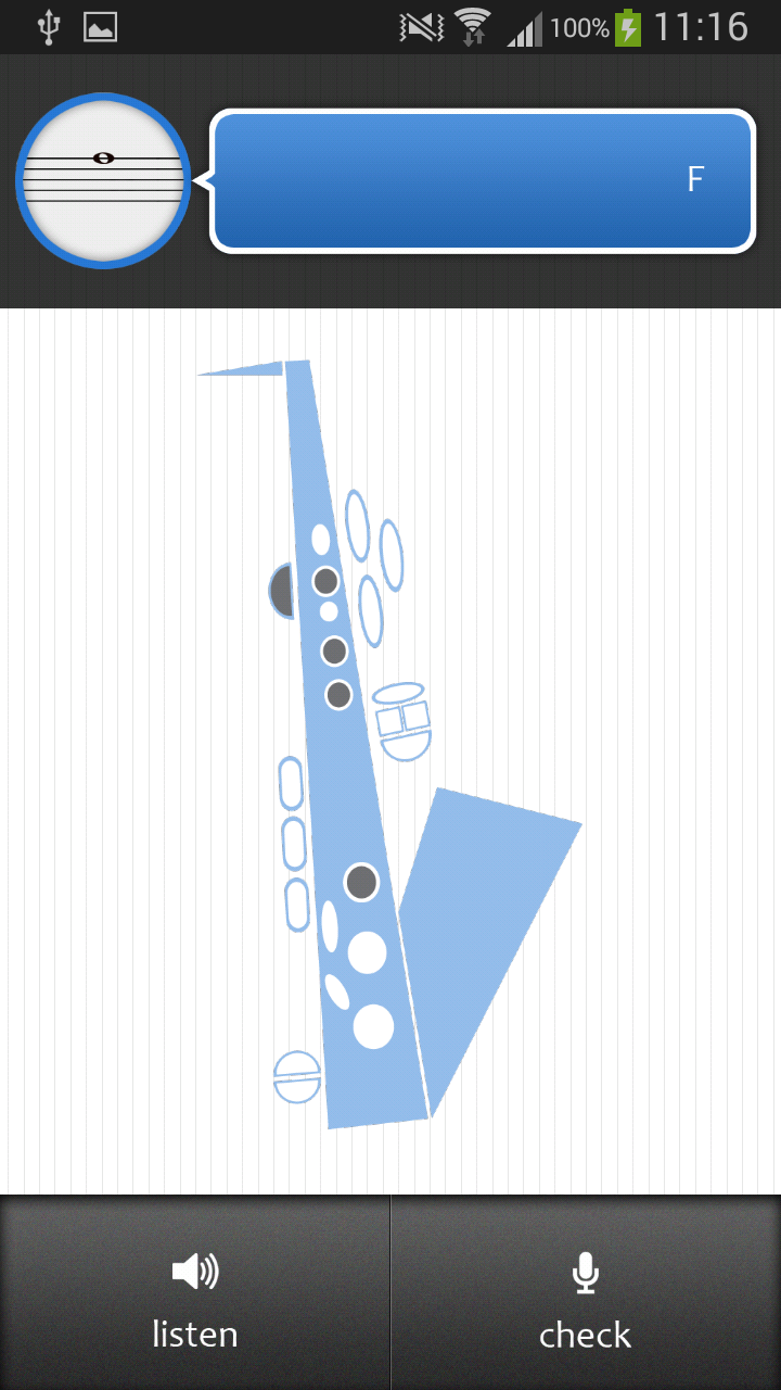 Pro Sax Fingerings Screen 3