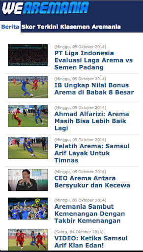 Arema Malang FC News