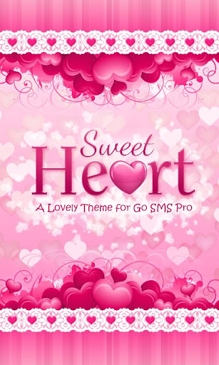 ♥ Hot Sweet Heart Theme SMS ♥