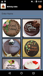 Birthday Cake Name Writer poster 1