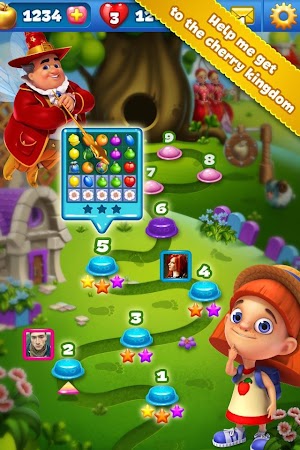 Screenshot 2 Fruit Land – match3 adventure 1.202.0 APK MOD