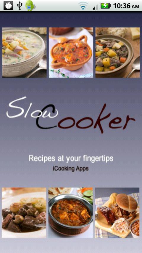 Android application iCooking Slow Cooker screenshort
