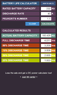 DC Battery Life Calc Free(圖1)-速報App