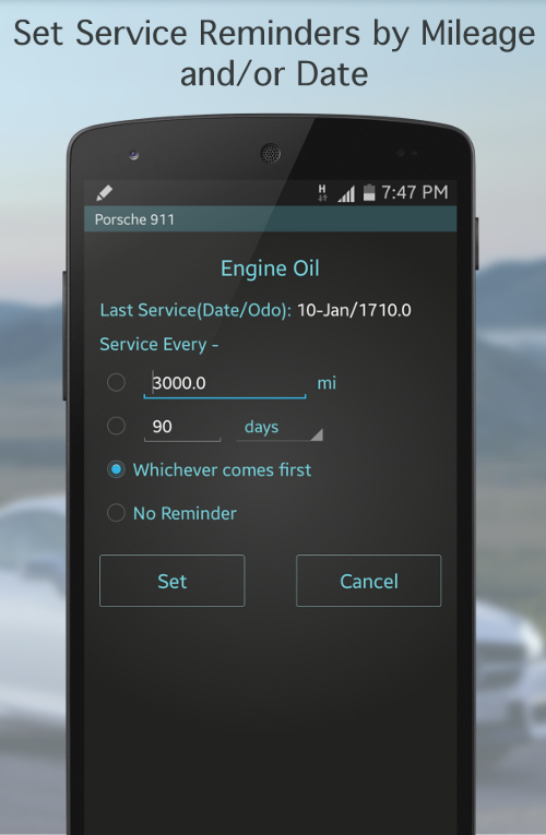 Fuel Buddy Car Mileage Log screenshot
