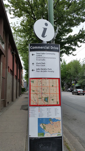 Commercial Drive Info Board
