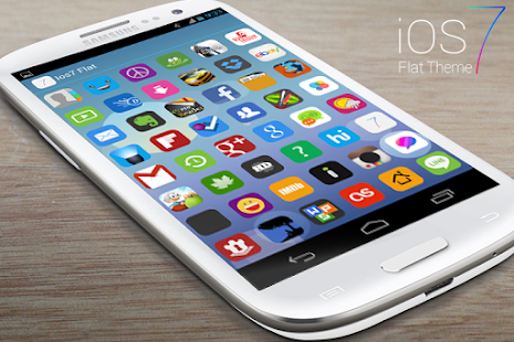 Ios7 Flat (APEX NOVA GO THEME) v1.1.0 