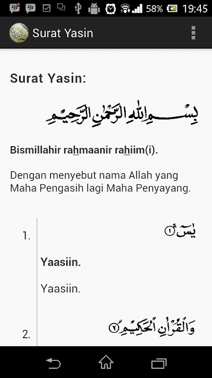 Surat Yasin Android Apper Appagg
