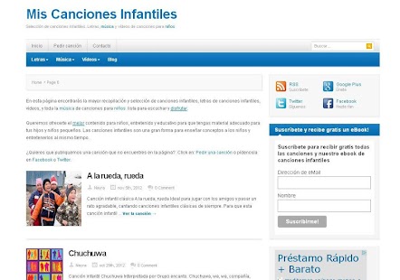 Canciones infantiles