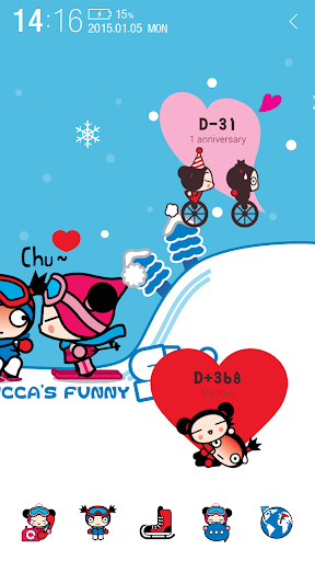 【免費個人化App】Pucca Ani D-day Widget-APP點子