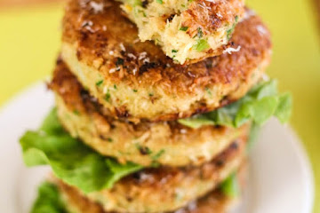 Coconut & Shrimp Patties and Avocado Mayo Dipping Sauce
