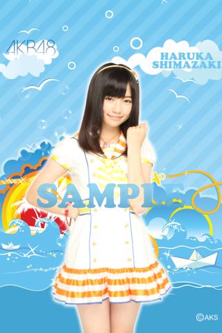 AKB48きせかえ(公式)島崎遥香ライブ壁紙-MG- Screen 2