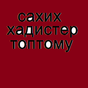 КЫРГЫЗ- ХАДИСТЕР ТОПТОМУ logo