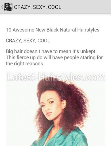 Black Natural Hairstyles