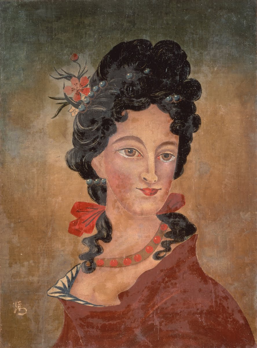 西洋婦人図 平賀源内 Google Arts Culture