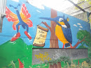 Mural Eisvogel 