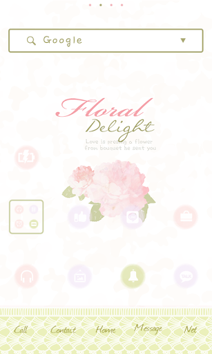 Floral dodol launcher theme